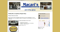 Desktop Screenshot of macarisservice.com